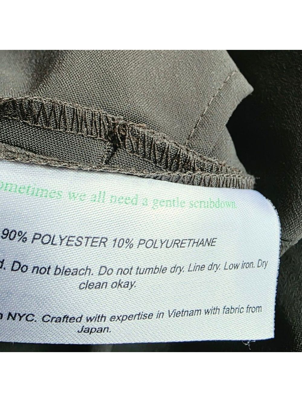 MM Lafleur Delaney Luxury Jogger OrigamiTech Pants Olive Green Size M - Picture 9 of 12